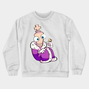 Kinger sitting the amazing digital circus character Crewneck Sweatshirt